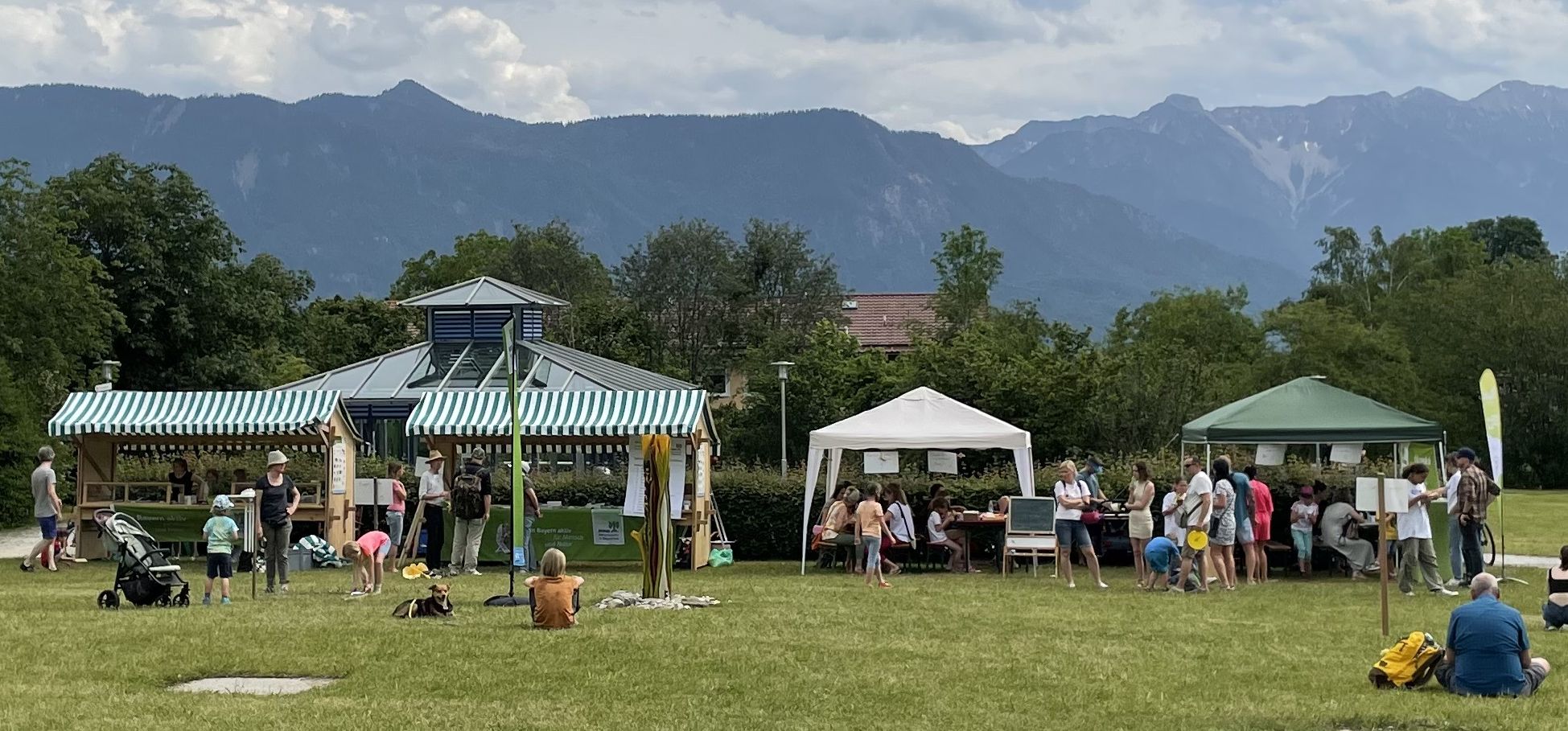 Stände im KulturPark Murnau