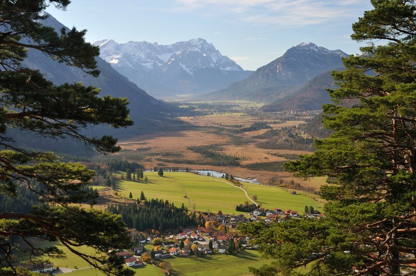 Loisachtal bei Eschenlohe